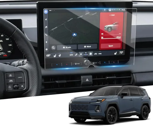 Vista 36 de YEE PIN Protector de pantalla para 2014-2019 4Runner Entune 6.1 pulgadas/2013 BRZ, protector de pantalla táctil de cristal templado para navegación