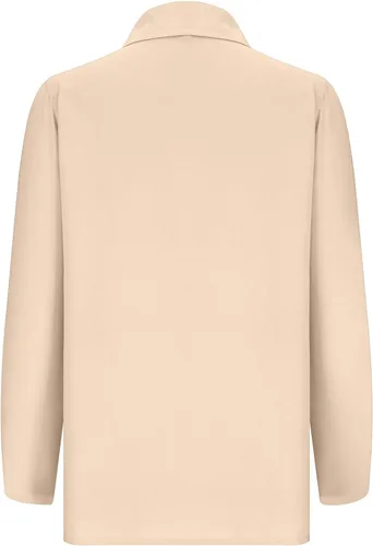 Vista 3 de Camisas con botones para mujer, de algodón, a rayas, casual, de manga larga, cuello para oficina, trabajo, blusas