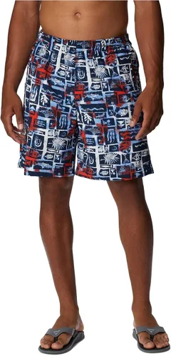 Vista 10 de Columbia Super Backcast - Pantalón corto de agua para hombre Impresión de tinte negro