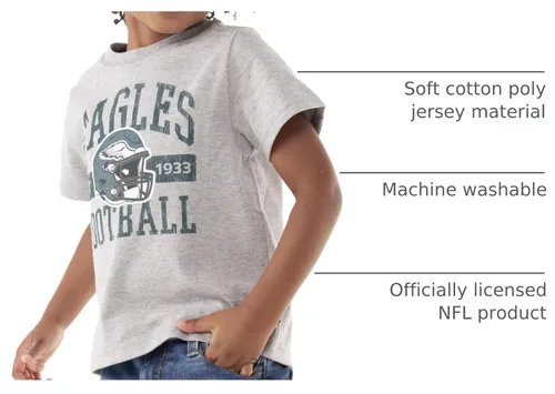 Vista 3 de Gerber NFL - Camiseta unisex para bebé con mangas cortas de la NFL