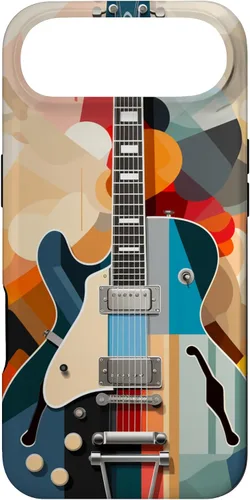Vista 27 de Electric Guitar Abstract Art Cover Phone Case for iPhone 17