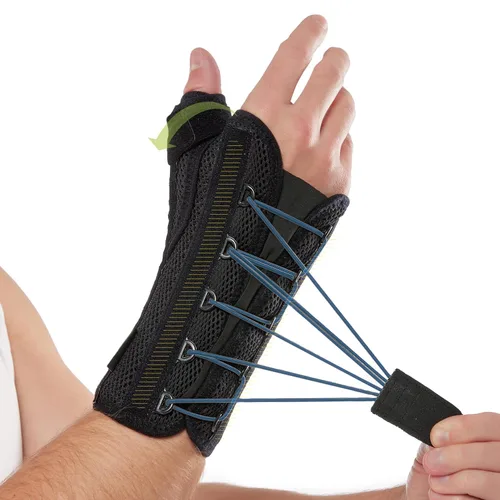 Vista 10 de Férula Espica de Muñeca y Pulgar con Correa Rápida – Soporte Ortopédico Ajustable para Tenosinovitis de De Quervain, Tendinitis, Artritis, Esguinces