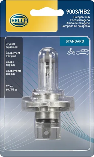 Vista 10 de HELLA 9003 - Bombilla de alto rendimiento de 2.0 TB, 12 V, 60/55 W, paquete de 2
