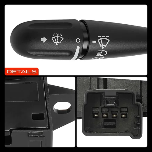 Vista 9 de A-Premium - Palanca de interruptor multifunción para limpiaparabrisas Compatible con Chrysler Town & Country 2001-2007, para Voyager 2001-2003