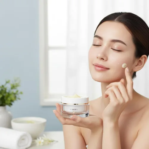Vista 3 de Lutisan Crema hidratante facial – Luteína, niacinamida y extractos naturales, crema diaria para el rostro con cuidado calmante y refrescante