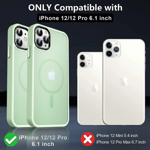 Vista 235 de MOCCA - Funda magnética resistente para iPhone XR de 6.1 pulgadas, compatible con MagSafe, funda con protección contra caídas de grado militar