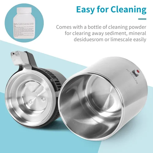 Vista 5 de ROVSUN【Actualizado】Destilador de agua de 1.1 galones/4L de acero inoxidable para el hogar, máquina destiladora de agua de 750 W, destilador de agua