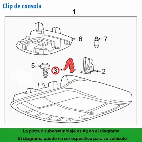 Vista 4 de 30 unids consola central Radio DVD Dash Panel interruptor bisel clip cuerpo Trim Retenedor para Ford W714972-S300, GM 94748652
