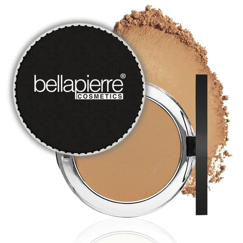 Vista 9 de Bellapierre Base mineral compacta SPF 15 – Base de maquillaje en polvo prensado, corrector, polvo de acabado y fijación, compacta para llevar