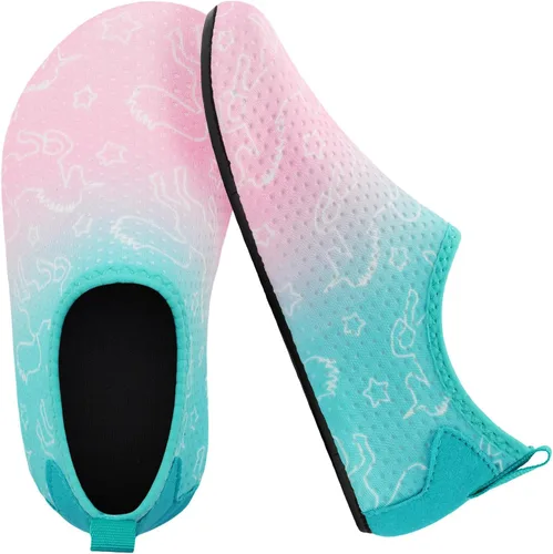 Vista 2 de Centipede Demon Zapatos de agua para niños y niñas, secado rápido, calcetines acuáticos para deportes, playa, natación, surf