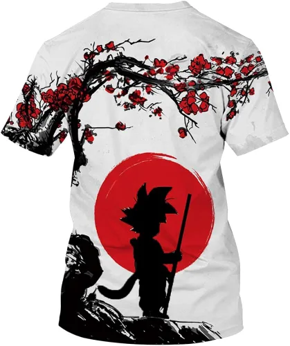 Vista 2 de TAKUSHI HF Unisex 3D Print Creative Super Hero Short Sleeve T-Shirt Casual Graphic Tops
