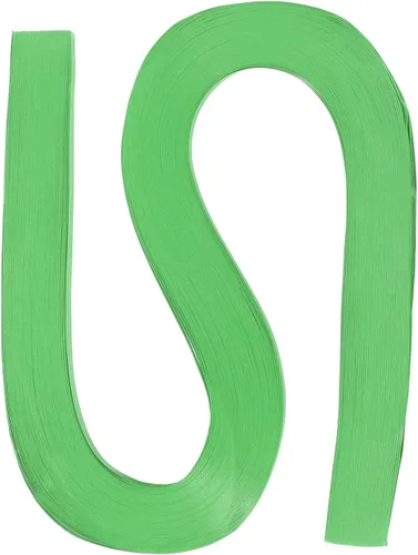 Vista 85 de PATIKIL Tiras de papel de origami, 120 piezas de 3/16 pulgadas (0.197 in), 21.3 in, tira de papel para manualidades, manualidades, Navidad, verde