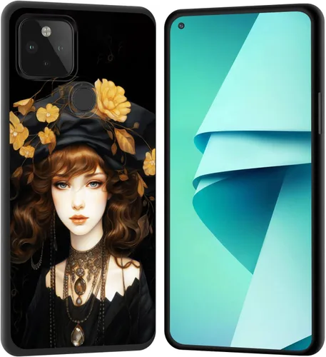 Vista 9 de Funda para Pixel 4 XL, funda de goma de silicona suave a prueba de golpes, funda protectora de cuerpo completo para Google Pixel 4 XL, ciervo