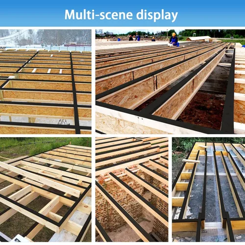 Vista 7 de Cinta de vigueta de cubierta de 2 x 50 pies, cinta adhesiva de butilo para cubierta, impermeable y resistente a la intemperie, cinta intermitente