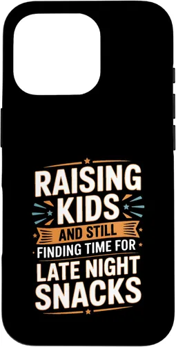 Vista 20 de Raising Kids and Still Finding Time for Late Night Snacks Case for iPhone 17