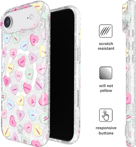 Vista 1233 de VELVET CAVIAR Funda para iPhone 15, compatible con MagSafe, probada contra caídas de 10 pies, fundas protectoras de diseño, leopardo color rosa