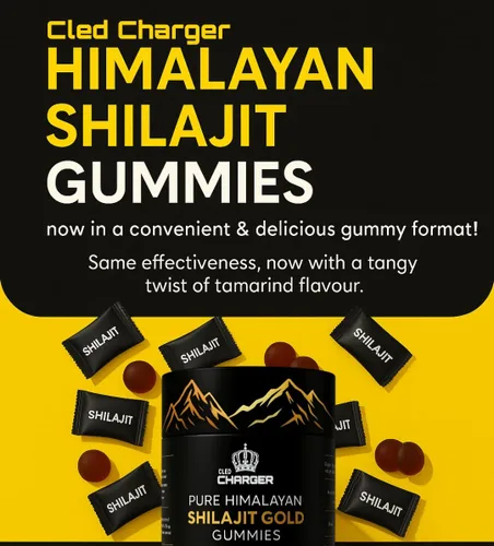 Vista 2 de Shilajit - Gomitas para hombres y mujeres 3000 mg Shilajit orgánico puro del Himalaya con Ashwagandha Gokshura Sin OMG, sin azúcar añadida Más