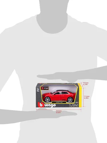 Vista 8 de Bburago 15621090R 1:24 Audi RS 5 Coupé (2019), multicolor