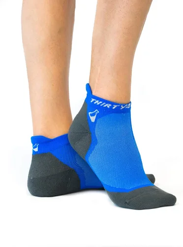 Vista 7 de Thirty48 - Calcetines deportivos ultraligeros unisex para correr, con puntera sin costuras, absorbe la humedad, acolchado