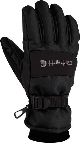 Vista 2 de Carhartt Men's Waterproof Insulated Knit Cuff Glove Negro
