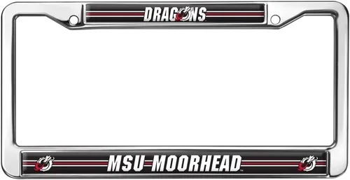 Vista 104 de Texas A&M University - Texarkana Mascot - Marco de metal estándar para placa de matrícula de tamaño completo