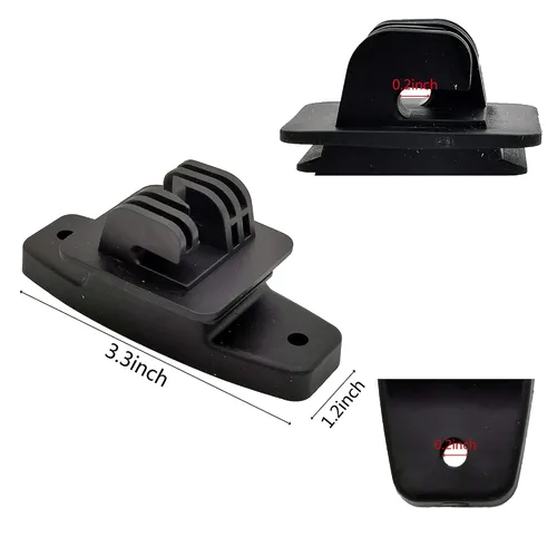Vista 2 de Aisladores eléctricos de garra de poste de madera, negro, paquete de 50
