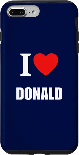 Vista 12 de Cute I Love Heart Donald Parents Wife Husband Girl Boy Case for iPhone 16