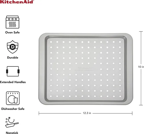 Vista 2 de KitchenAid Sartén para horno de encimera, 12.3 x 10 pulgadas