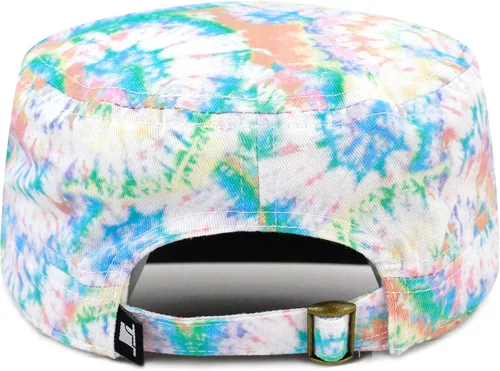 Vista 4 de The Hat Depot Cadet Military Army - Gorra de béisbol de algodón lavado con teñido anudado y algodón lavado básico y desgastado, gorra de algodón