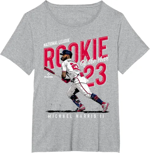 Vista 24 de Camiseta Rookie of the Year Michael Harris II Atlanta MLBPA, Negro