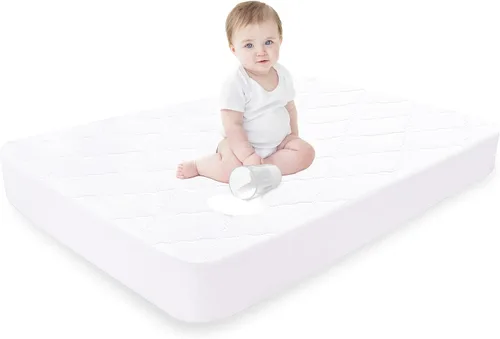 Vista 15 de Protector de colchón impermeable tamaño individual, lavable, funda acolchada de rayón y bambú, ajustable, protección de cama de plástico silencioso