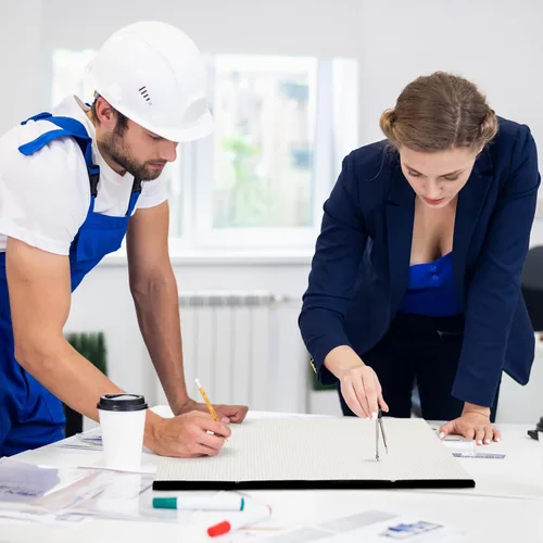 Vista 4 de Fainne Bloc de papel gráfico de ingeniería grande de 22 x 17 pulgadas, paisaje, 4 x 4 pulgadas, cuadrícula, papel de dibujo gigante para ingeniero