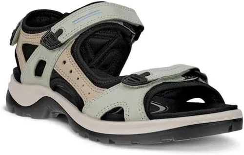 Vista 7 de ECCO Yucatan, sandalia deportiva para mujer Aire/Nubuck azul polvoriento