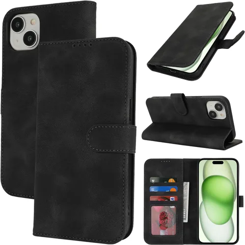 Vista 14 de Funda tipo cartera para iPhone 8 Plus iPhone 7 Plus con tarjetero para iPhone 8 Plus, funda tipo cartera para mujeres y hombres, de piel sintética