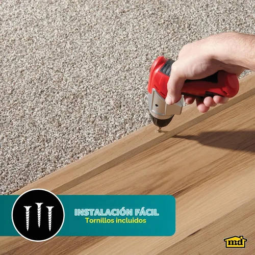 Vista 3 de M-D Building - Moldura de madera dura sin terminar con tornillos, 1 x 36