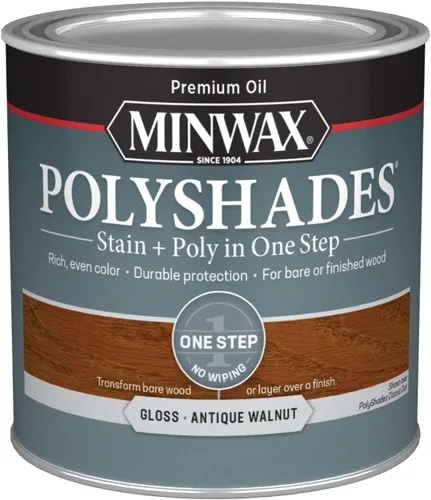 Vista 58 de Barniz Minwax 213104444 PolyShades Miel