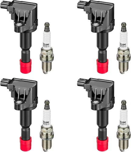 Vista 40 de BDFHYK Paquete de bobinas de encendido UF374 compatible con Honda Civic L4 1.3L 2003-2011 Honda Oem Bobina para 30521PWA003 30521PWAS01 C1408 E404
