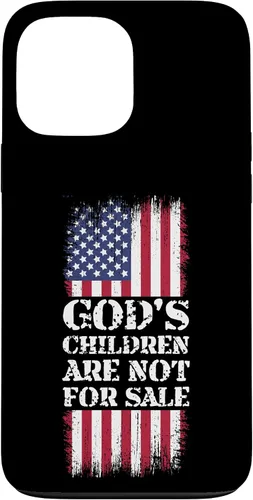 Vista 24 de God's Children are Not for Sale Funny Quote God's Children Case for iPhone 17
