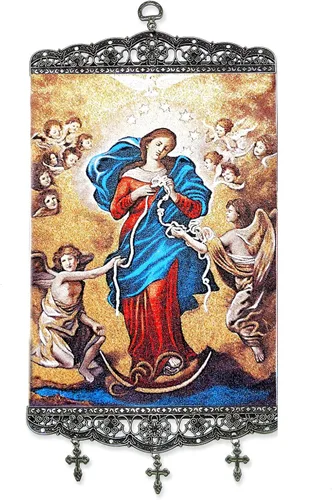 Vista 3 de Religious Gifts Icono de tapiz católico ortodoxo de San Arcángel Gabriel, 17 pulgadas