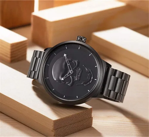 Vista 4 de CdyBox hombres niños 30M impermeable cuarzo relojes pulsera acero inoxidable gran cara reloj
