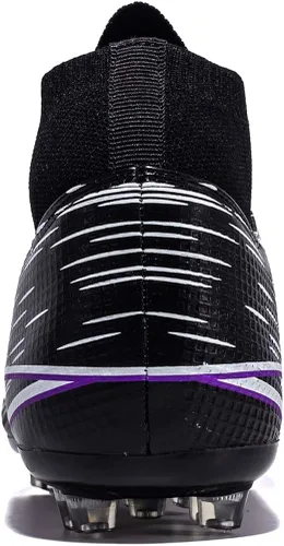 Vista 4 de WILTENA Zapatos de fútbol de moda para mujer, botas de fútbol para hombre, zapatos deportivos de entrenamiento para niñas y niños