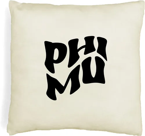 Vista 56 de sockprints Mod Alpha Chi Omega - Funda de almohada de 18 x 18 pulgadas, fundas de almohada de hermandad de mujeres - Almohada decorativa