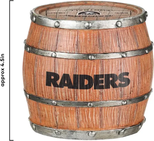 Vista 81 de FOCO NFL Team Logo 5-Pack Barrel Beverage Drink Coaster Set