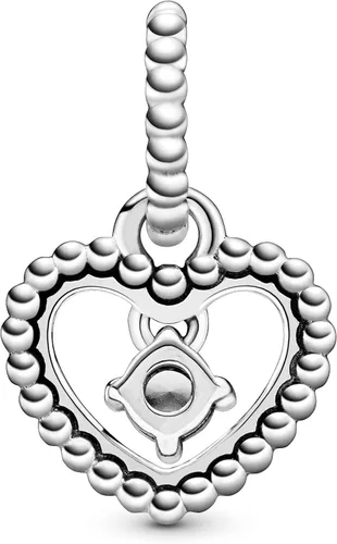 Vista 2 de PANDORA Colgante de plata de ley 925 con cuentas de cristal de cumpleaños