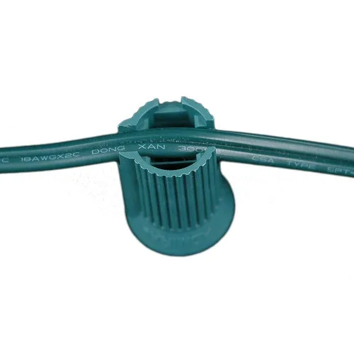 Vista 3 de Novelty Lights Paquete de 50 enchufes de repuesto C9, verde, SPT-1