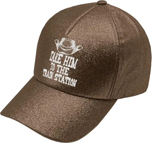 Vista 2 de devor Hats Take Him to The Train Station Dad Hats, Funny Baseball Caps for Men