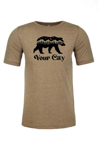 Vista 21 de I'd Hike That, Graphic Men's Tee, Funny T Shirt, Shirts with Sayings, Stonewash Blue or Sage (XL, Stonewash Blue)
