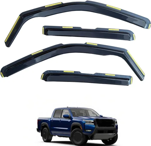 Vista 16 de inchannel - Visera de ventana compatible con Toyota 4Runner 2010-2024, protectores de lluvia, deflector de viento, humo, 4 piezas