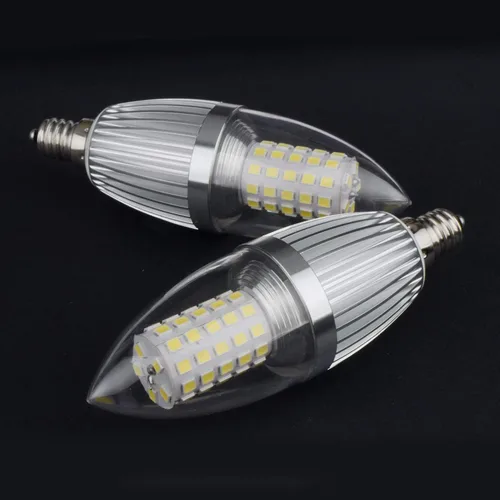 Vista 3 de gezee Bombilla LED para candelabro, no regulable, equivalente a 100 vatios, bombillas LED de vela de 12 W, luz blanca diurna 6000 K, 120 V, 1200