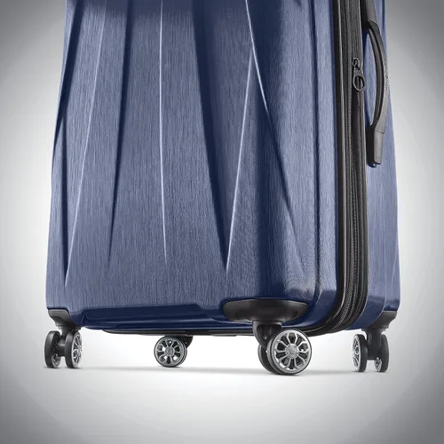 Vista 7 de Samsonite Centric 2 - Equipaje expandible con ruedas giratorias, Azul marino, Centric 2 - Equipaje expandible rígido con ruedas giratorias